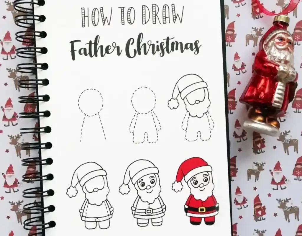 How to Draw a Christmas Scene | ड्राइंग कैसे बनाएं