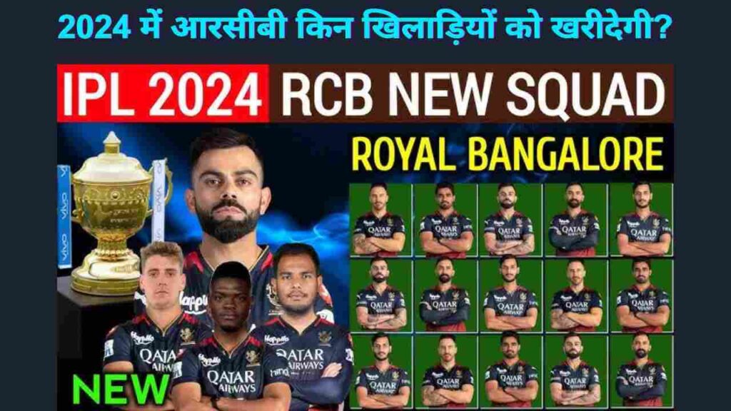 RCB Squad 2024RCB Squad 2024 Auction2024 में आरसीबी किन खिलाड़ियों को खरीदेगी